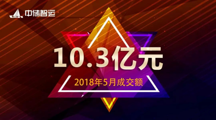 中储智运2018年5月成交金额