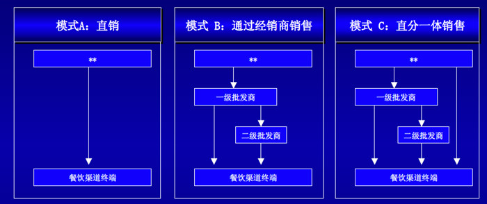 渠道体系规划设计部分模型2